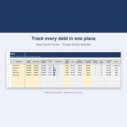 Debt Payoff Tracker